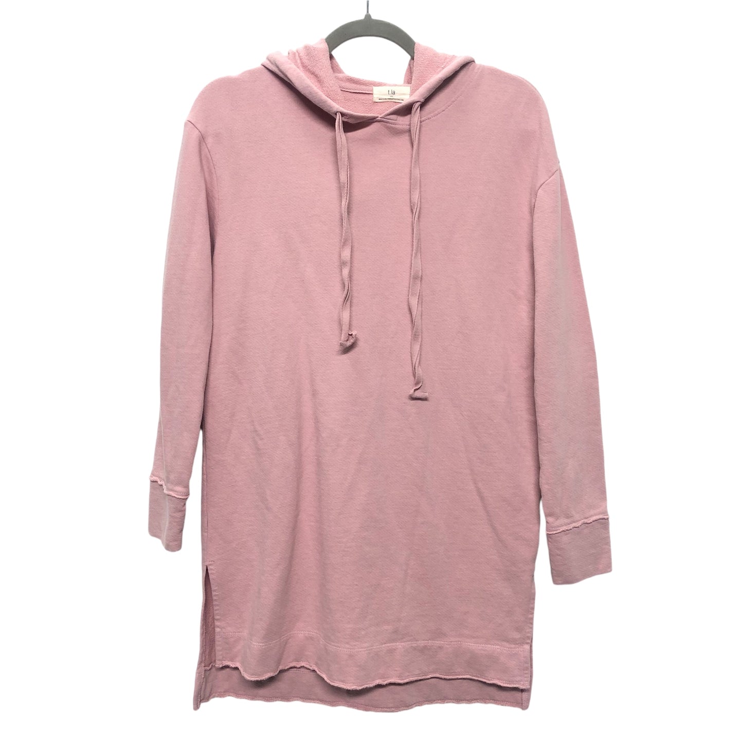 Sweatshirt Hoodie By T.La In Pink, Size:Xs