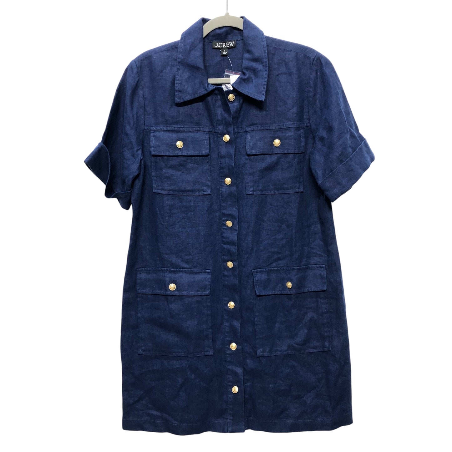 Dress Casual Short By J. Crew In Blue, Size:8