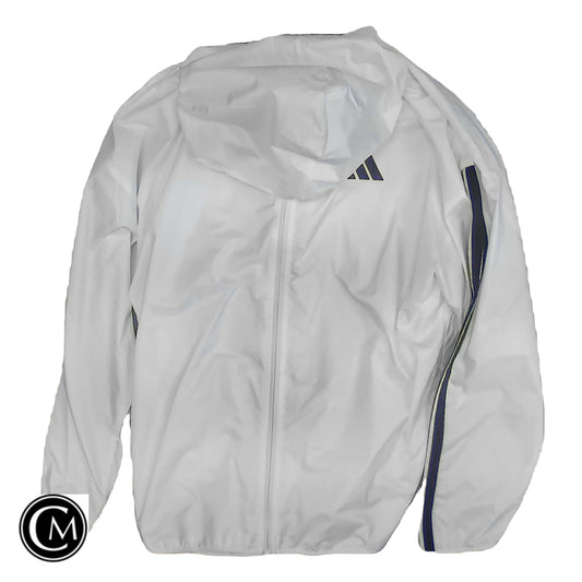 Jacket Windbreaker By Adidas In White, Size: L image 1