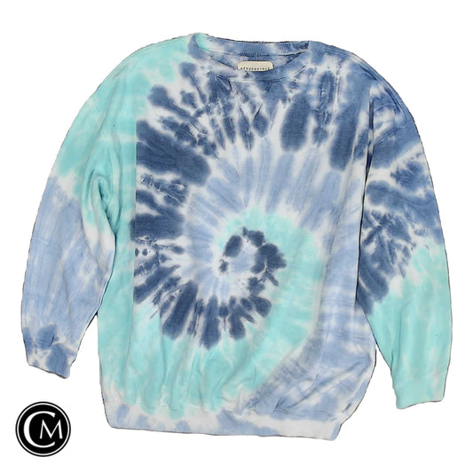 Sweatshirt Crewneck By Aeropostale In Blue, Size: S image 1