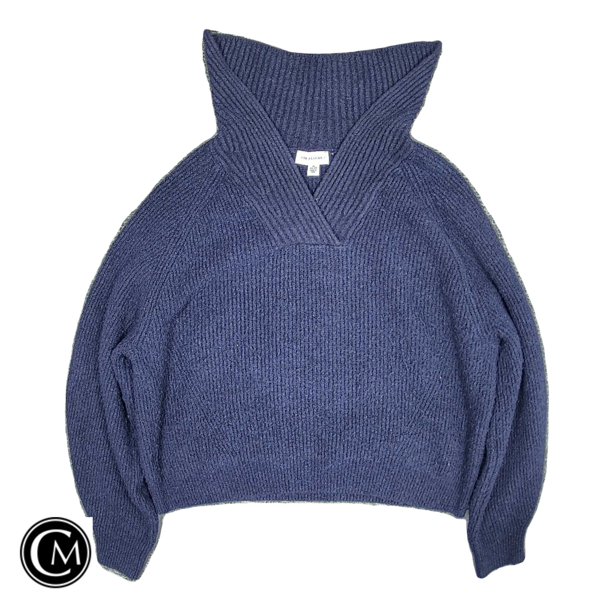 Sweater By Free Assembly In Navy, Size: Xl image 1