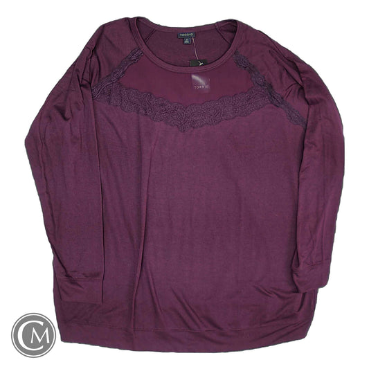 Top Ls By Torrid In Purple, Size: 3x image 1