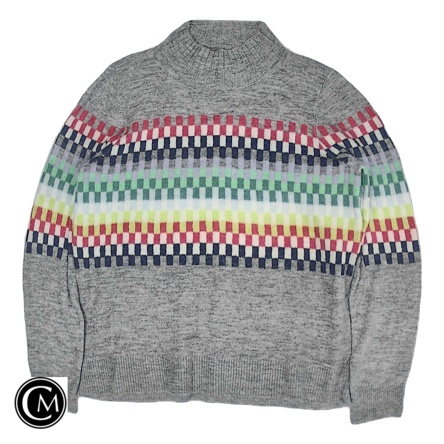 Sweater By Loft In Grey, Size: L image 1