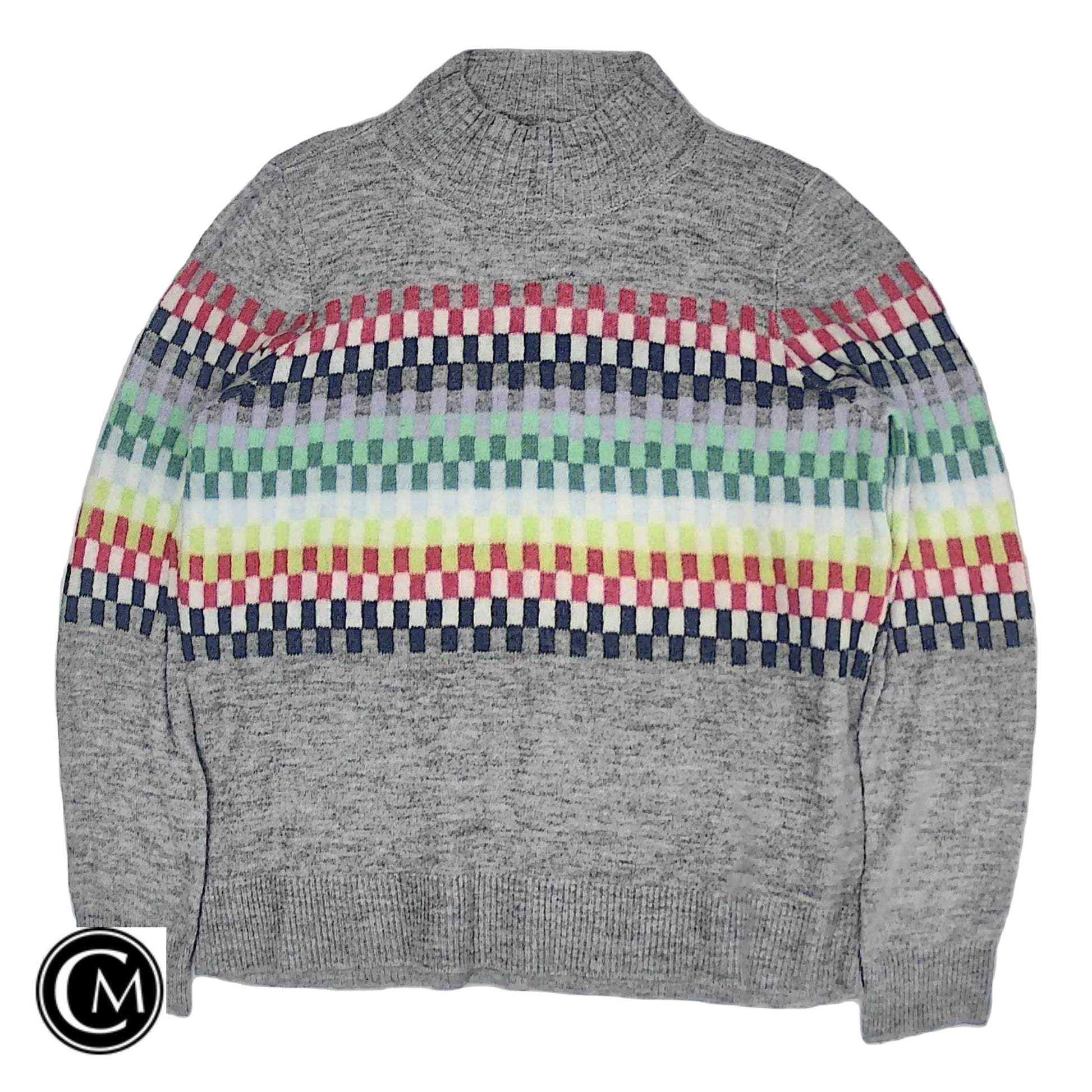 Sweater By Loft In Grey, Size: L image 1