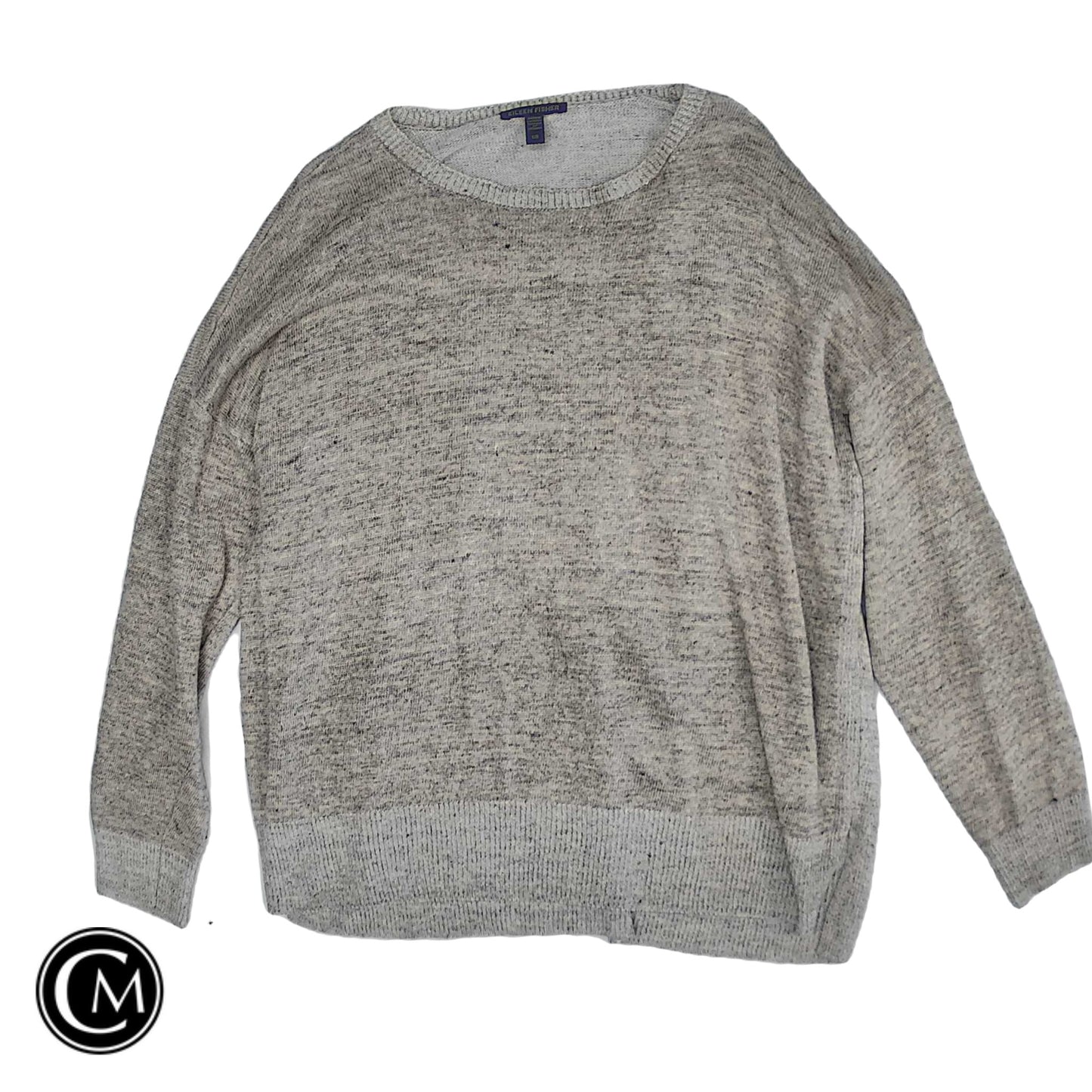 Sweater By Eileen Fisher In Brown, Size: L image 1