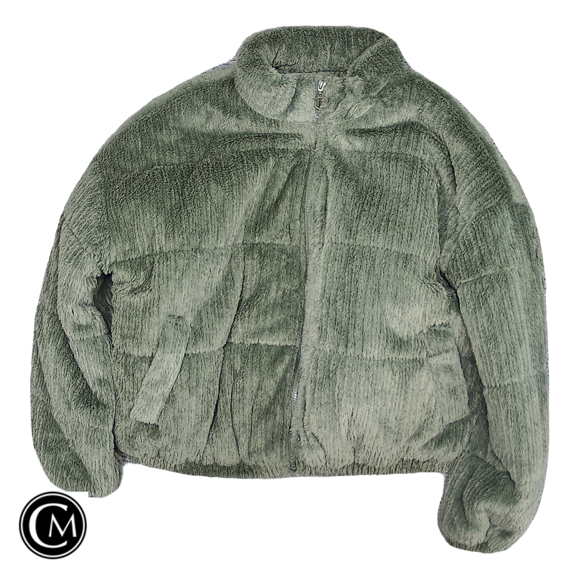 Jacket Puffer & Quilted By Wild Fable In Green, Size: Xxl image 1
