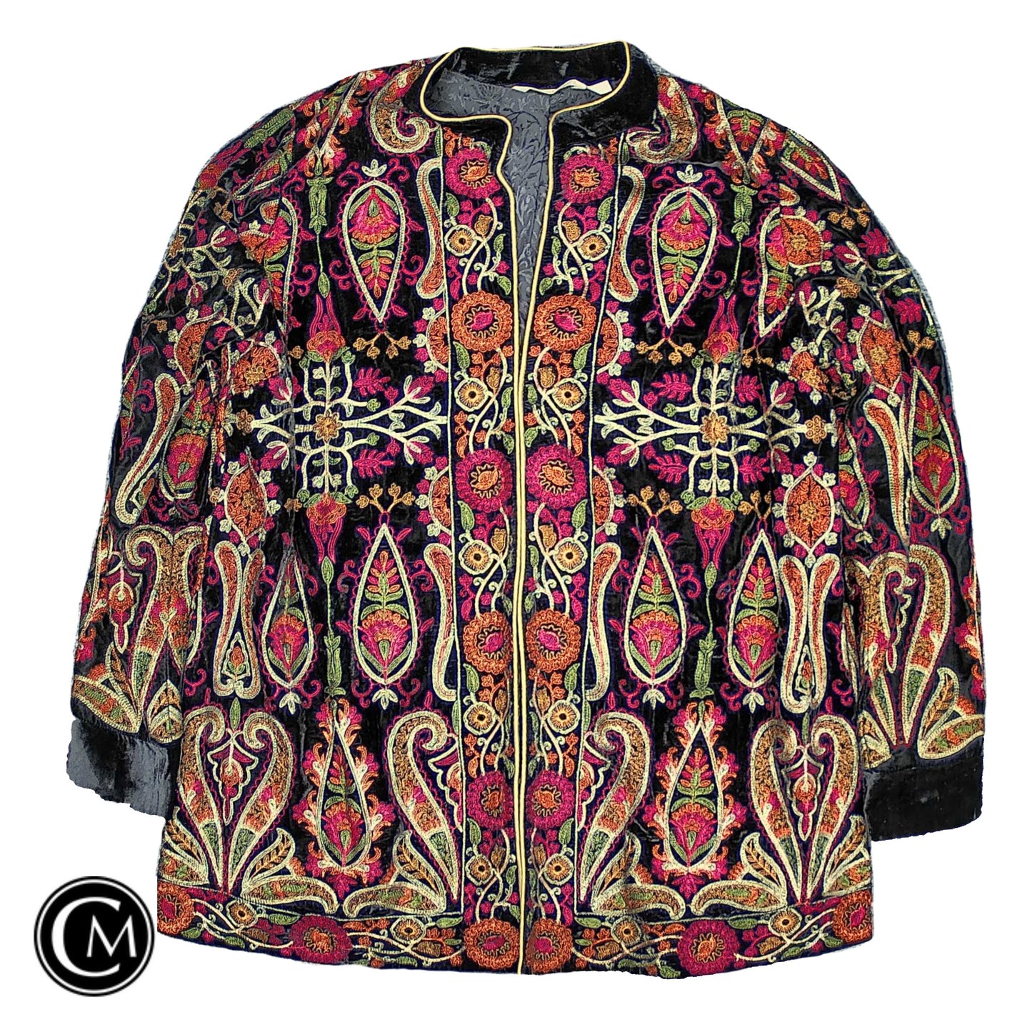Jacket Other By Soft Surroundings In Black & Gold, Size: Xl image 1