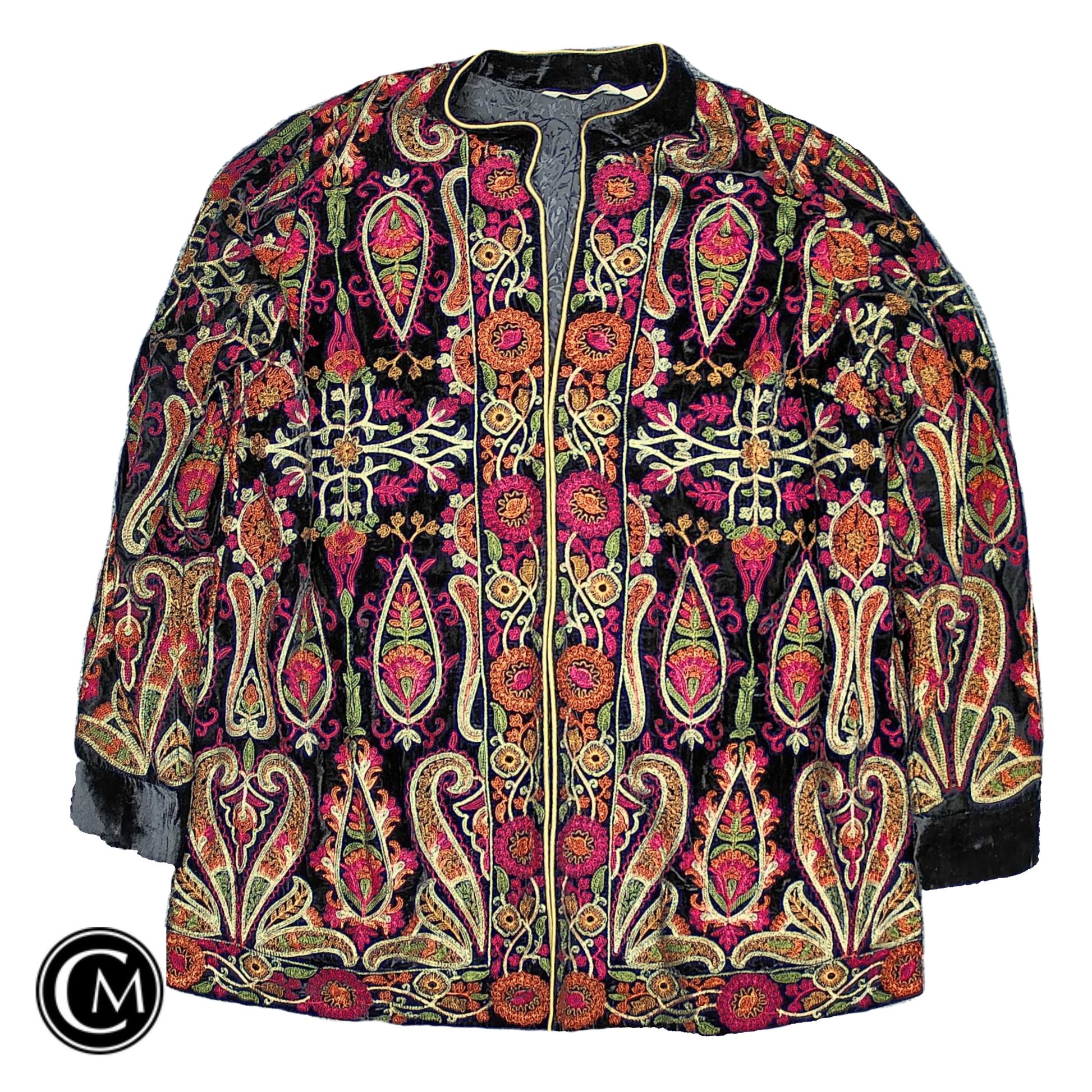 Jacket Other By Soft Surroundings In Black & Gold, Size: Xl image 1