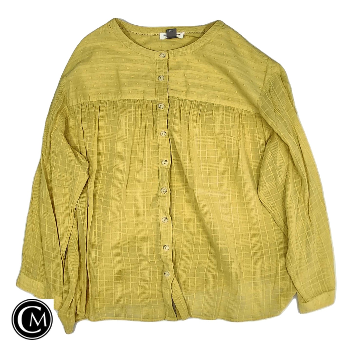 Top Ls By Pilcro In Yellow, Size: Xl image 1