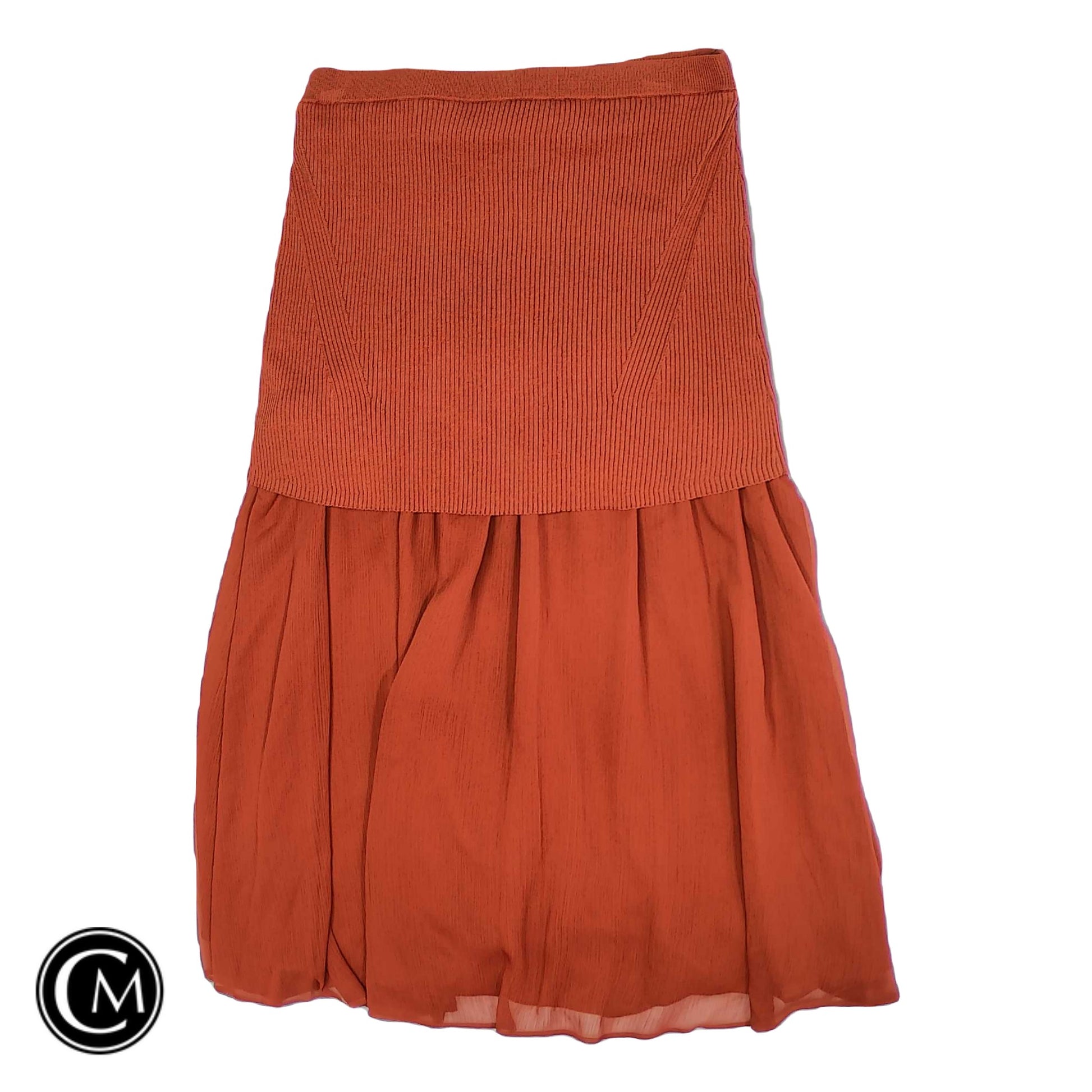 Dress Casual Short By Bcbg In Orange, Size: Xl image 1