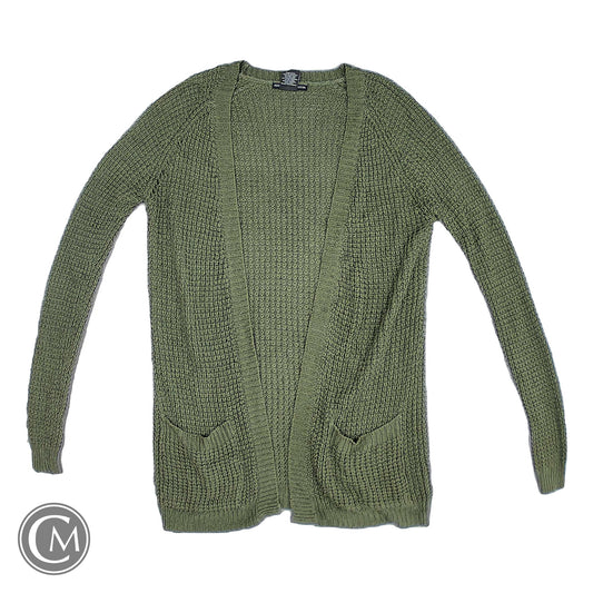 Sweater Cardigan By Clothes Mentor In Green, Size: M image 1