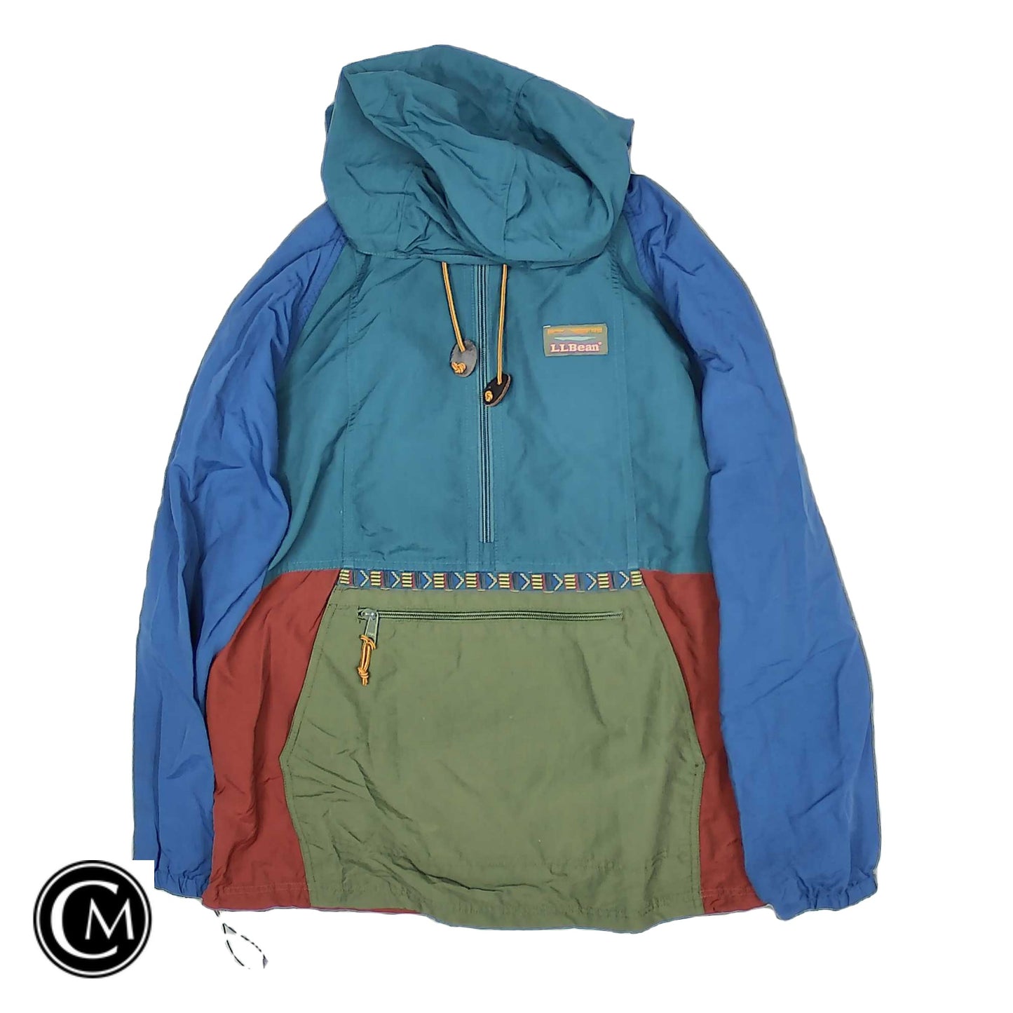 Jacket Windbreaker By L.L. Bean In Multi, Size: L image 1