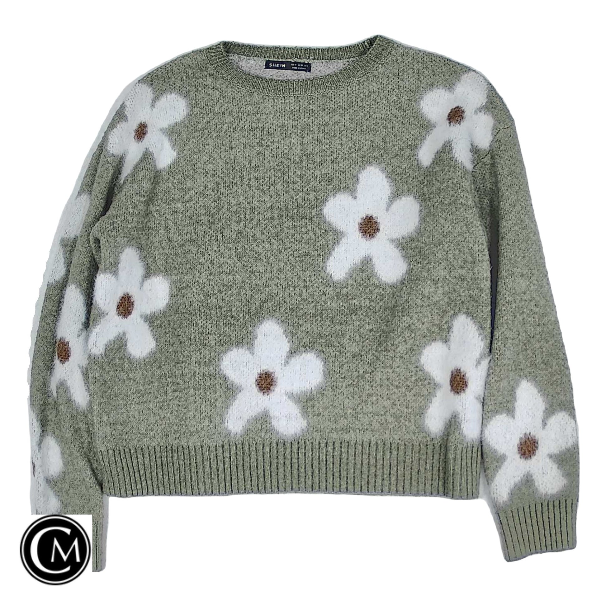 Sweater By Shein In Green, Size: 6 image 1
