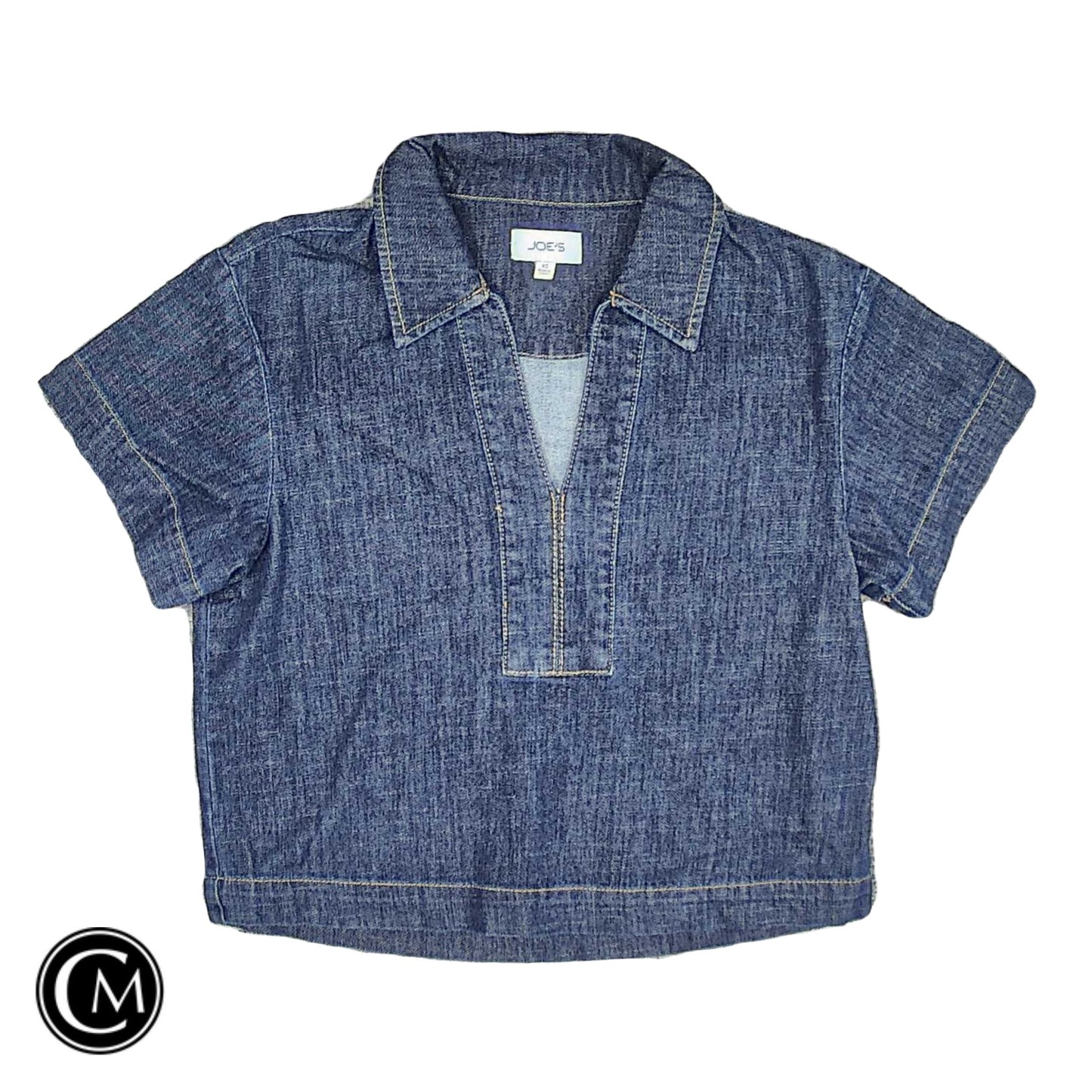 Top Ss By Joes Jeans In Blue Denim, Size: Xs image 1