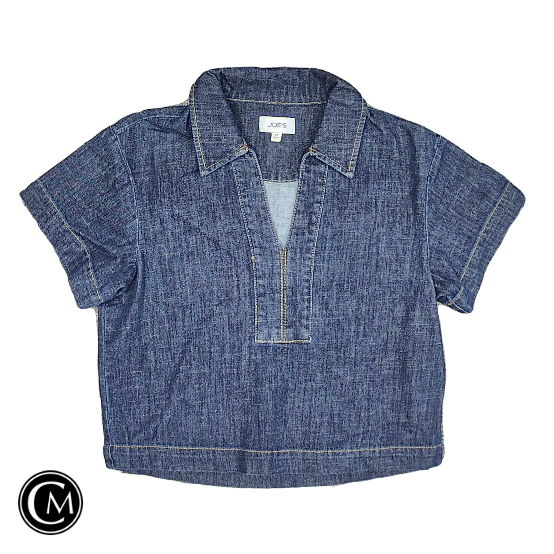 Top Ss By Joes Jeans In Blue Denim, Size: Xs image 1
