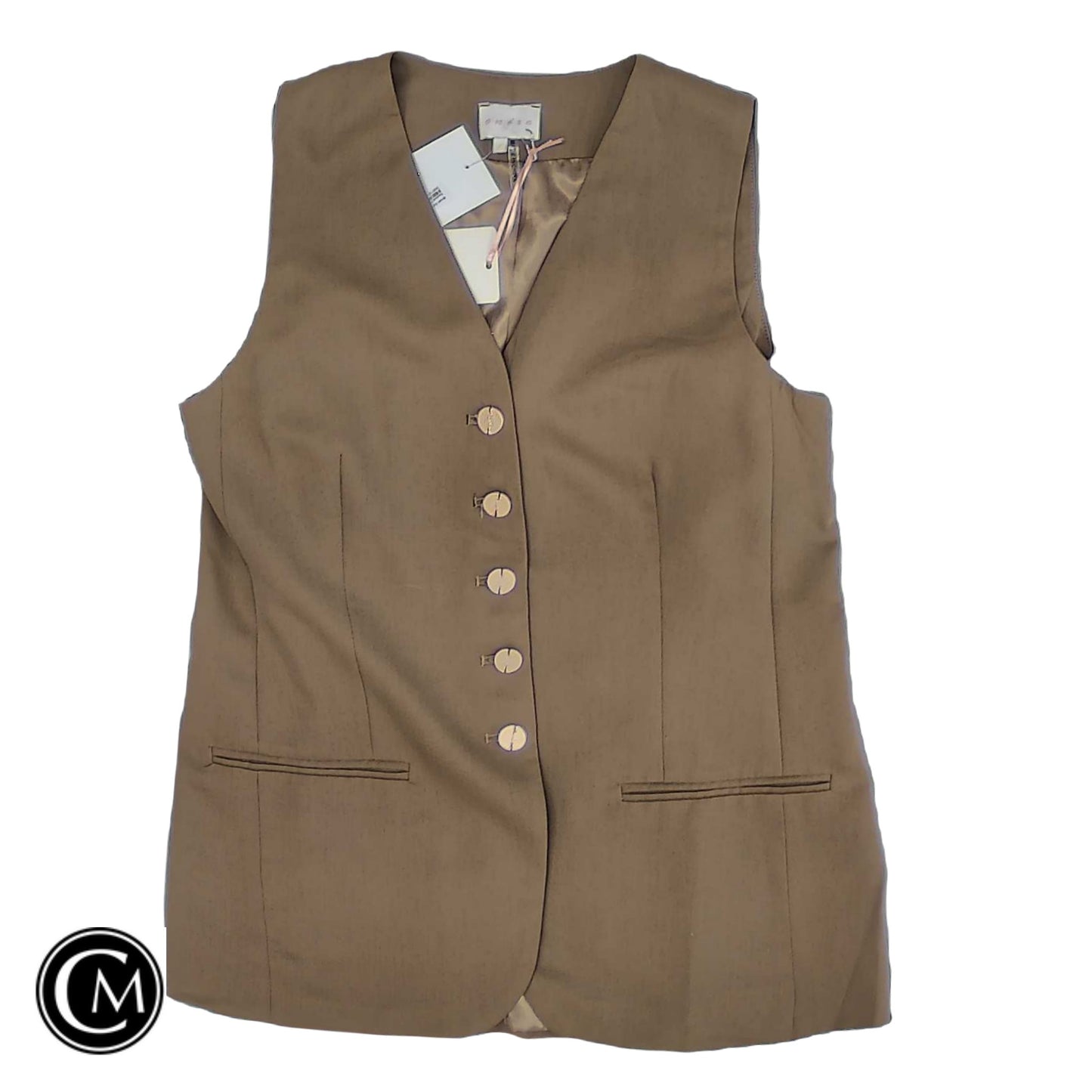 Vest Other By Entro In Brown, Size: L image 1