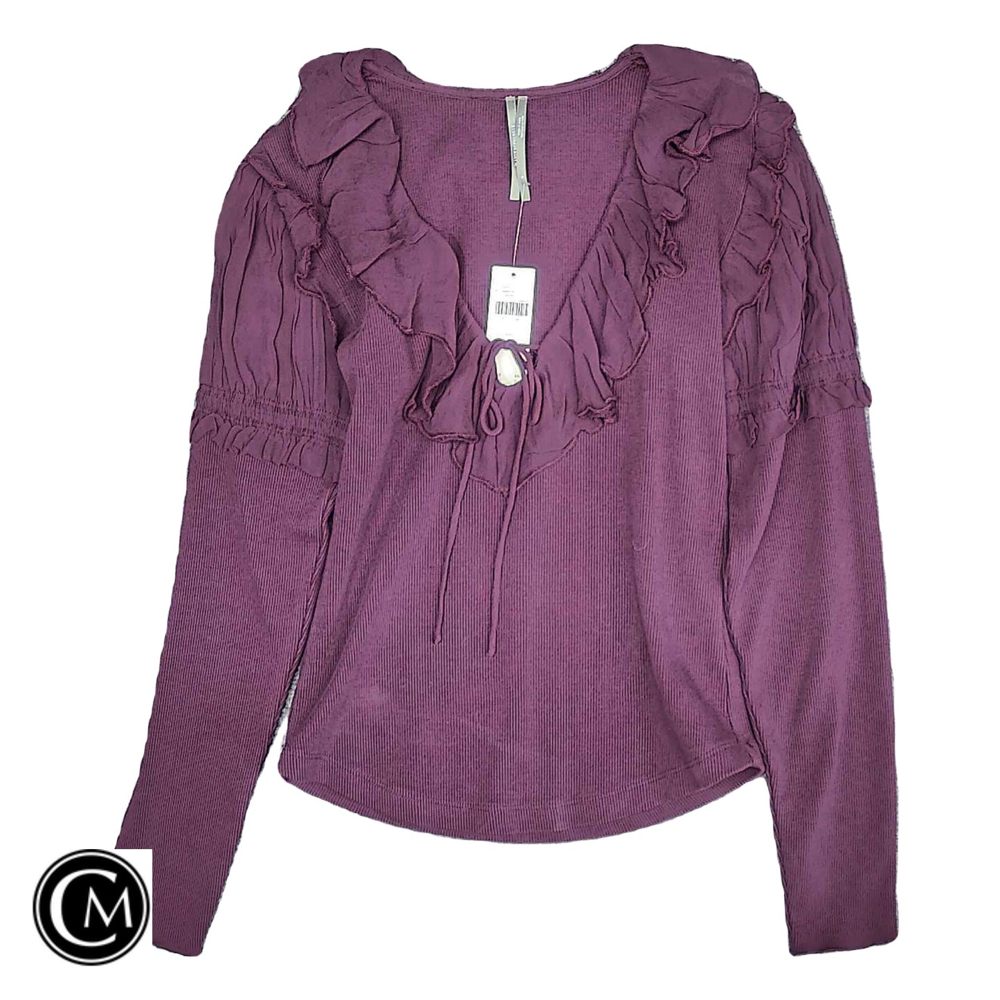 Top Ls By Anthropologie In Purple, Size: S image 1