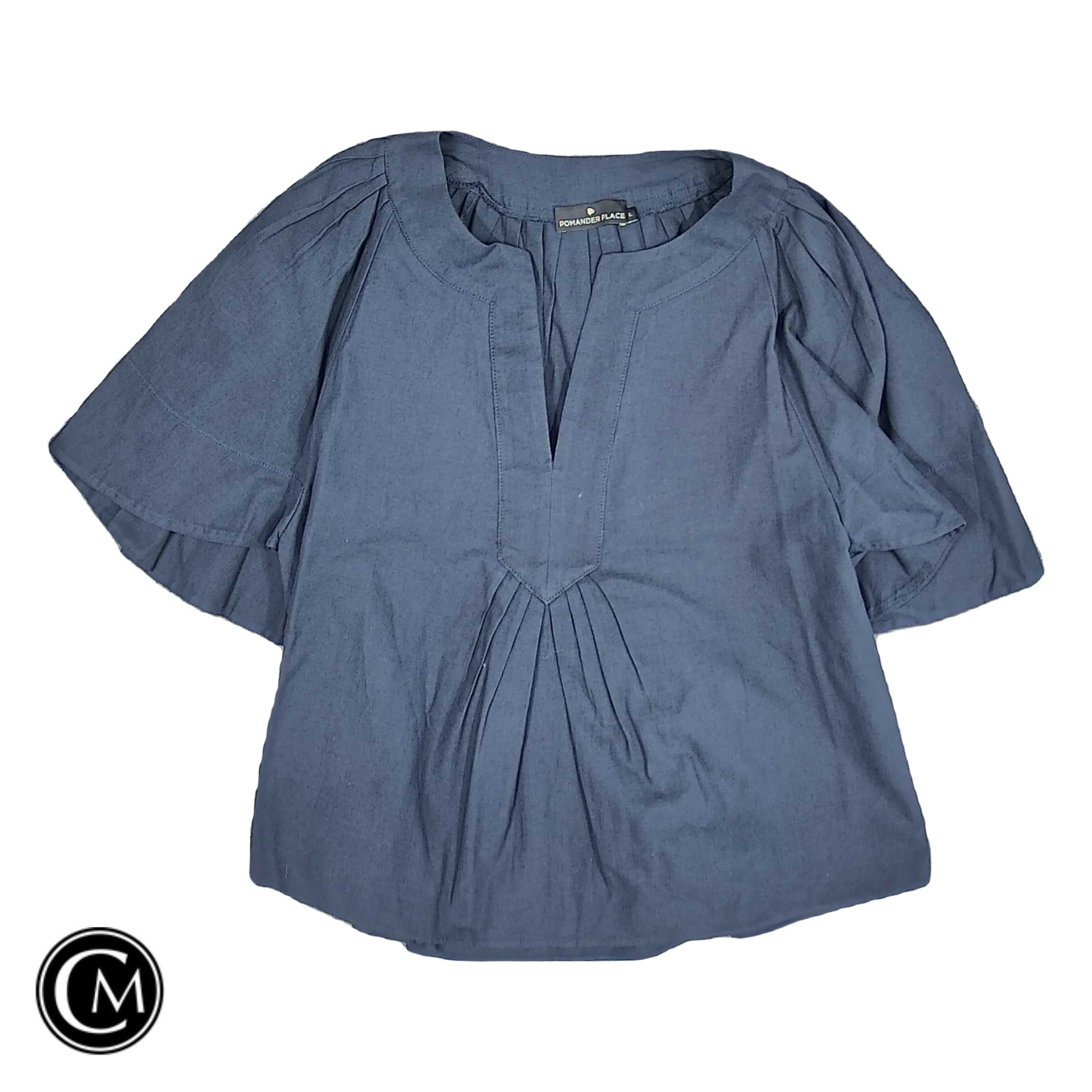 Top Ss By Pomander Place In Navy, Size: L image 1