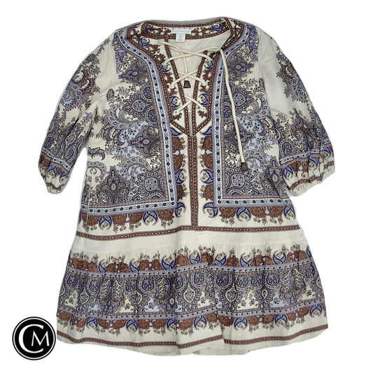 Dress Casual Short By House Of Harlow In Brown & Cream, Size: S image 1