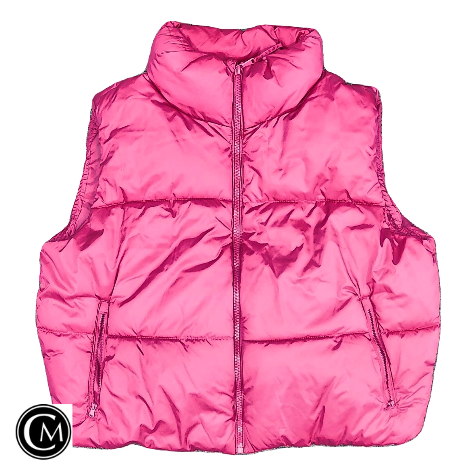 Vest Puffer & Quilted By Old Navy In Pink, Size: Xl image 1