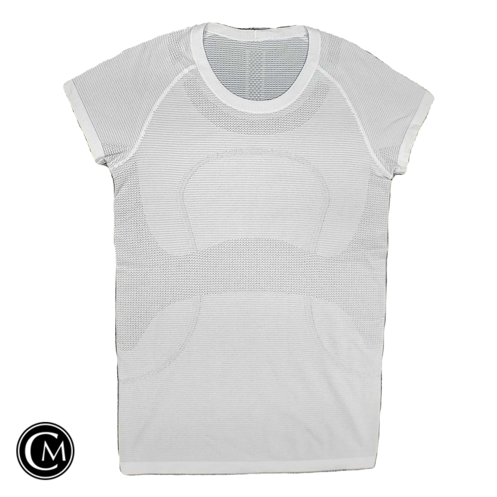 Athletic Top Ss By Lululemon In White, Size: 8 image 1