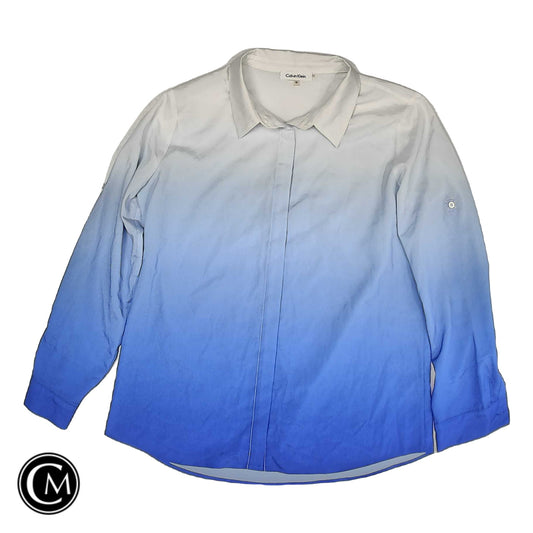 Top Ls By Calvin Klein In Blue, Size: M image 1