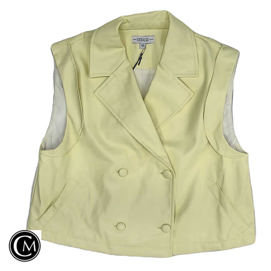 Vest Other By Clothes Mentor In Yellow, Size: Xs image 1