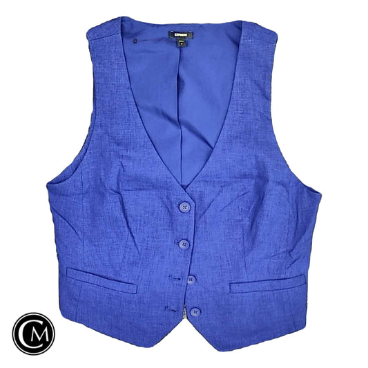 Vest Other By Express In Blue, Size: S image 1