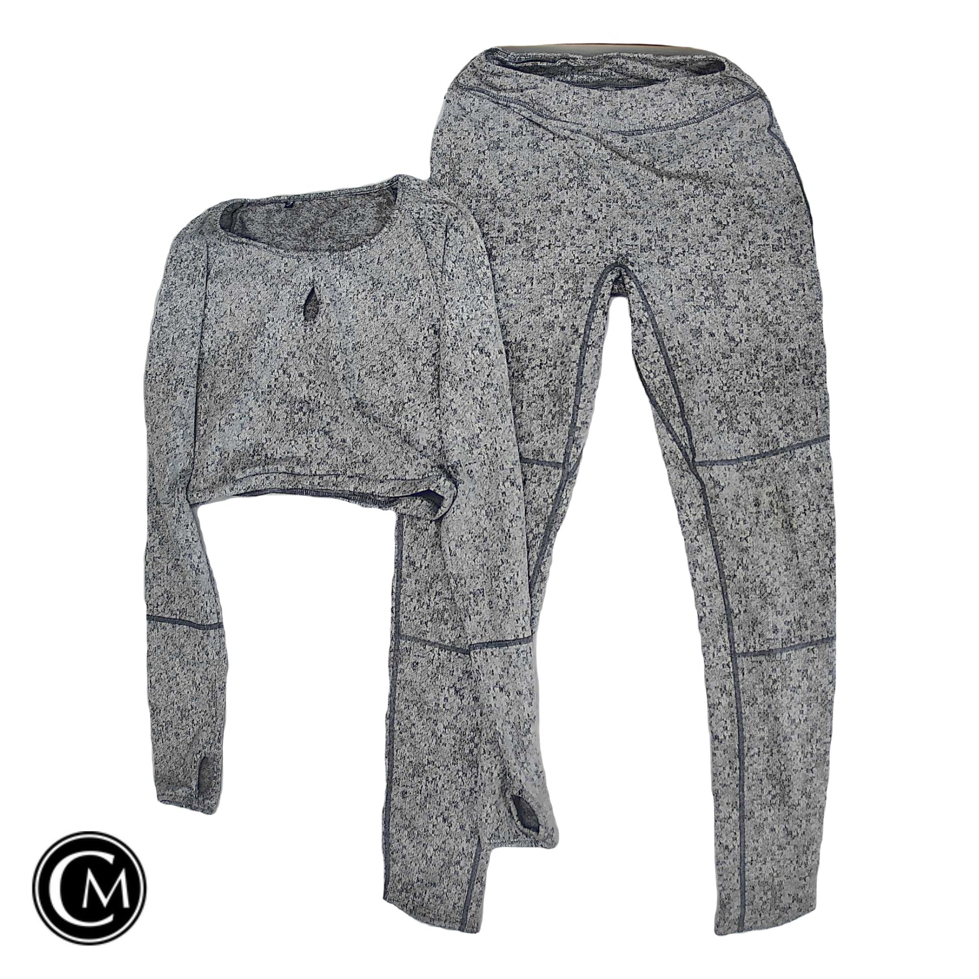 Athletic Pants 2pc By Gym Shark In Grey, Size: S image 1
