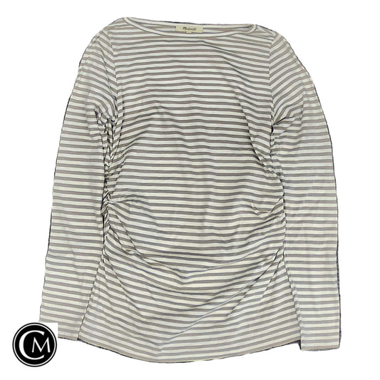 Top Ls Basic By Madewell In Cream & Tan, Size: Xs image 1