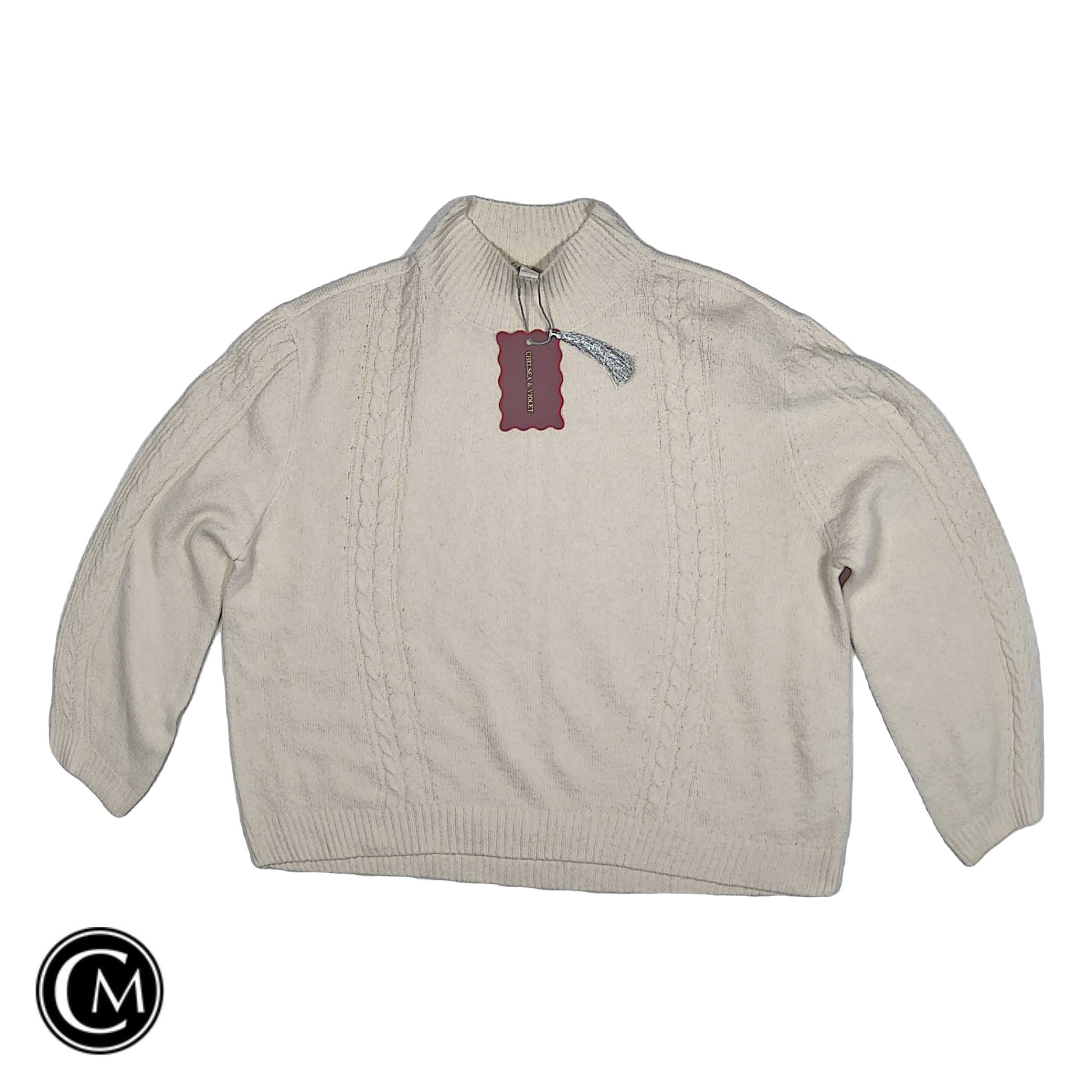Sweater By Chelsea And Violet In Cream, Size: Xl image 1