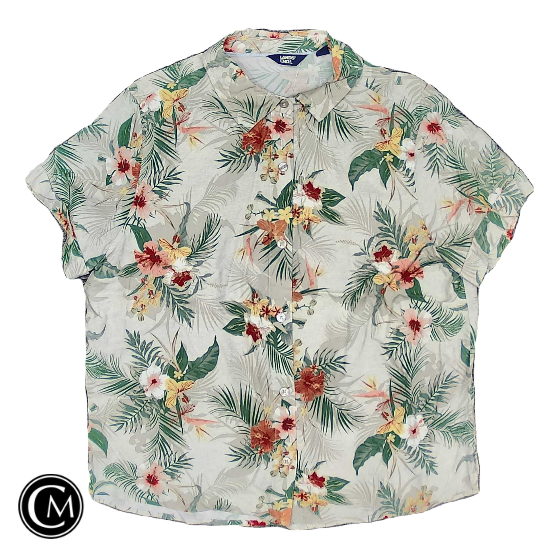 Top Ss By Lands End In Beige, Size: L image 1