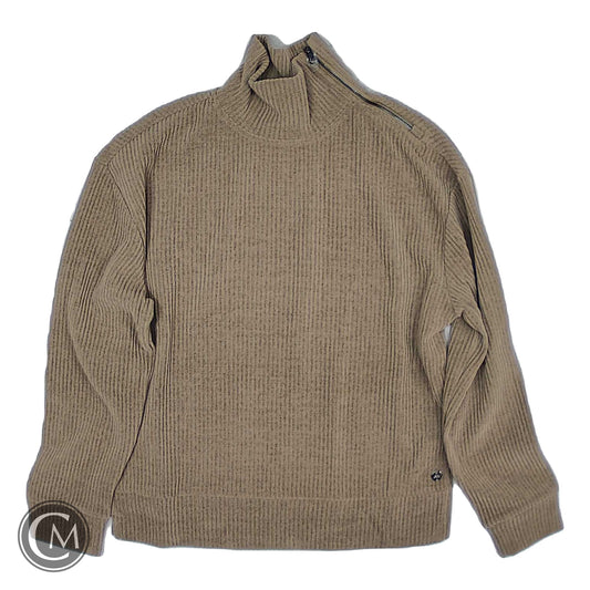 Sweatshirt Collar By Andrew Marc In Brown, Size: S image 1