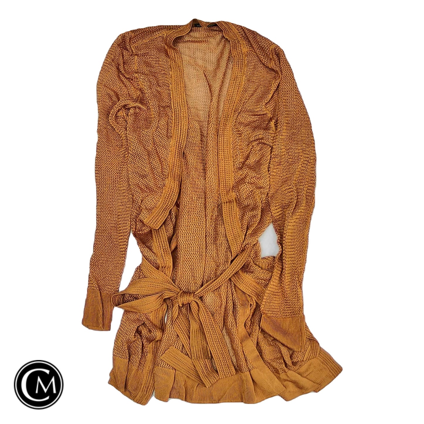 Cardigan By White House Black Market In Gold, Size: L image 1