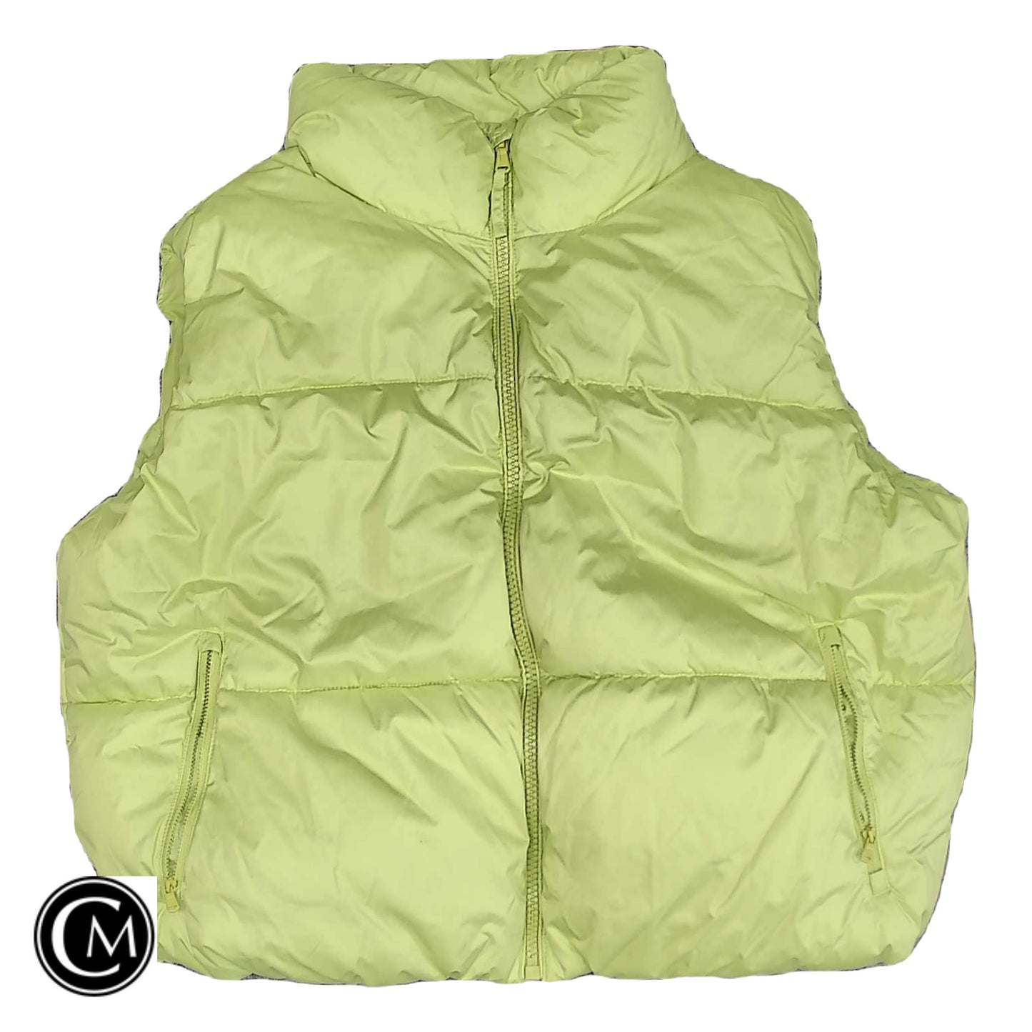 Vest Puffer & Quilted By Old Navy In Chartreuse, Size: Xl image 1