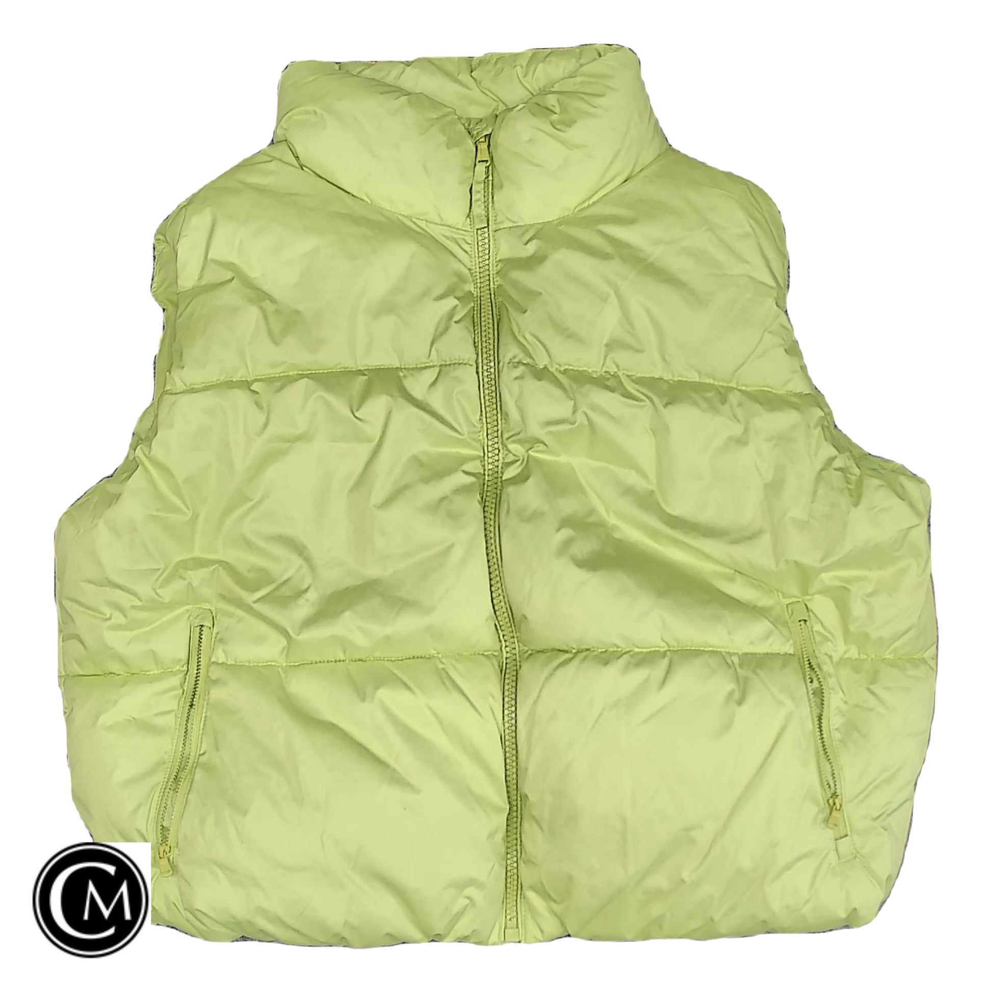 Vest Puffer & Quilted By Old Navy In Chartreuse, Size: Xl image 1