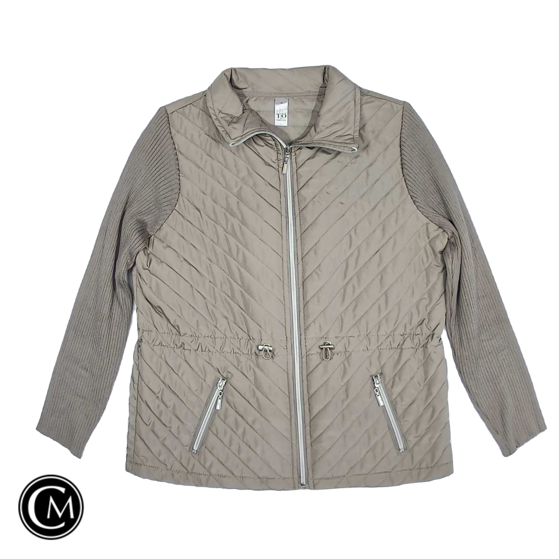 Jacket Other By Clothes Mentor In Beige, Size: M image 1
