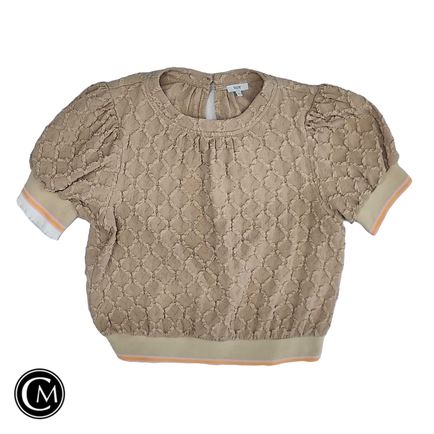 Top Ss By Voy In Tan, Size: S image 1