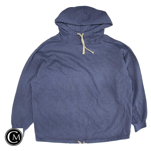 Sweatshirt Hoodie By American Apparel In Blue, Size: M image 1