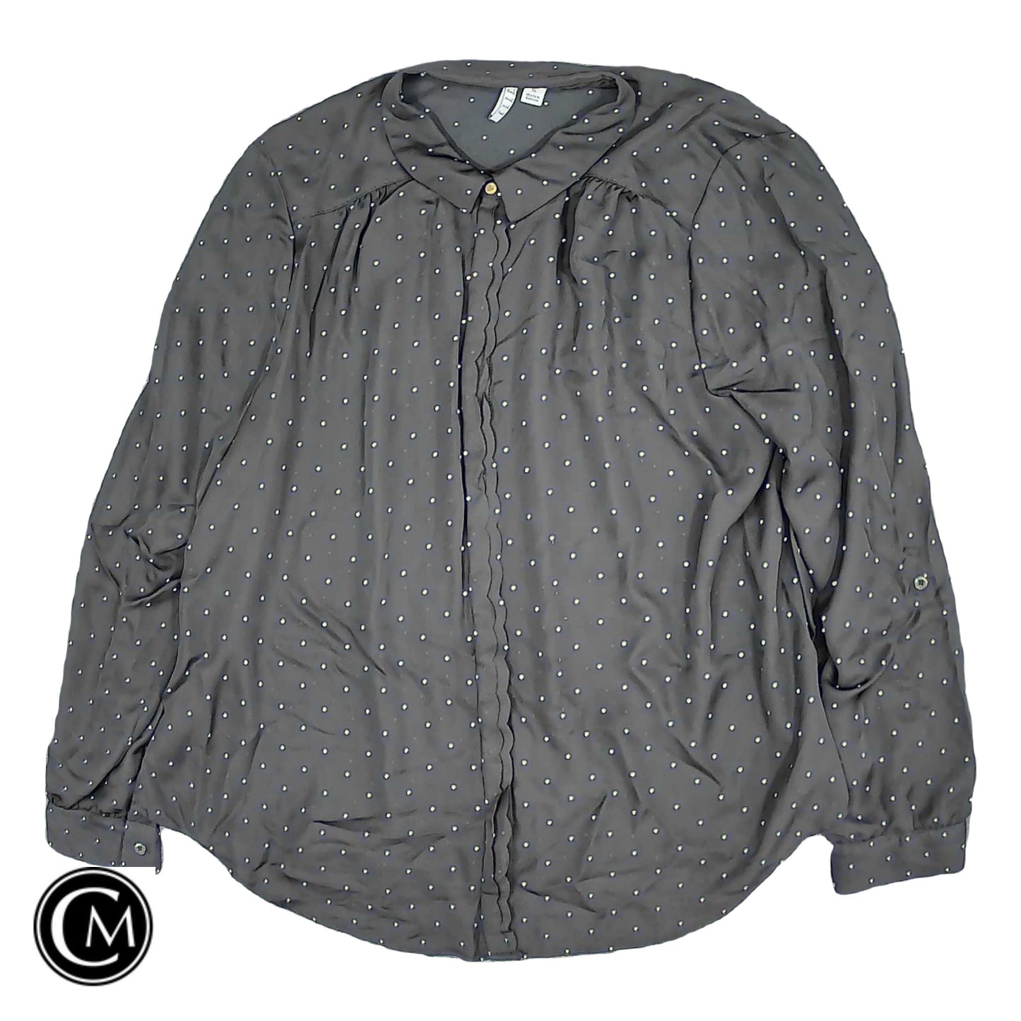 Top Ls By Elle In Polkadot Pattern, Size: Xl image 1
