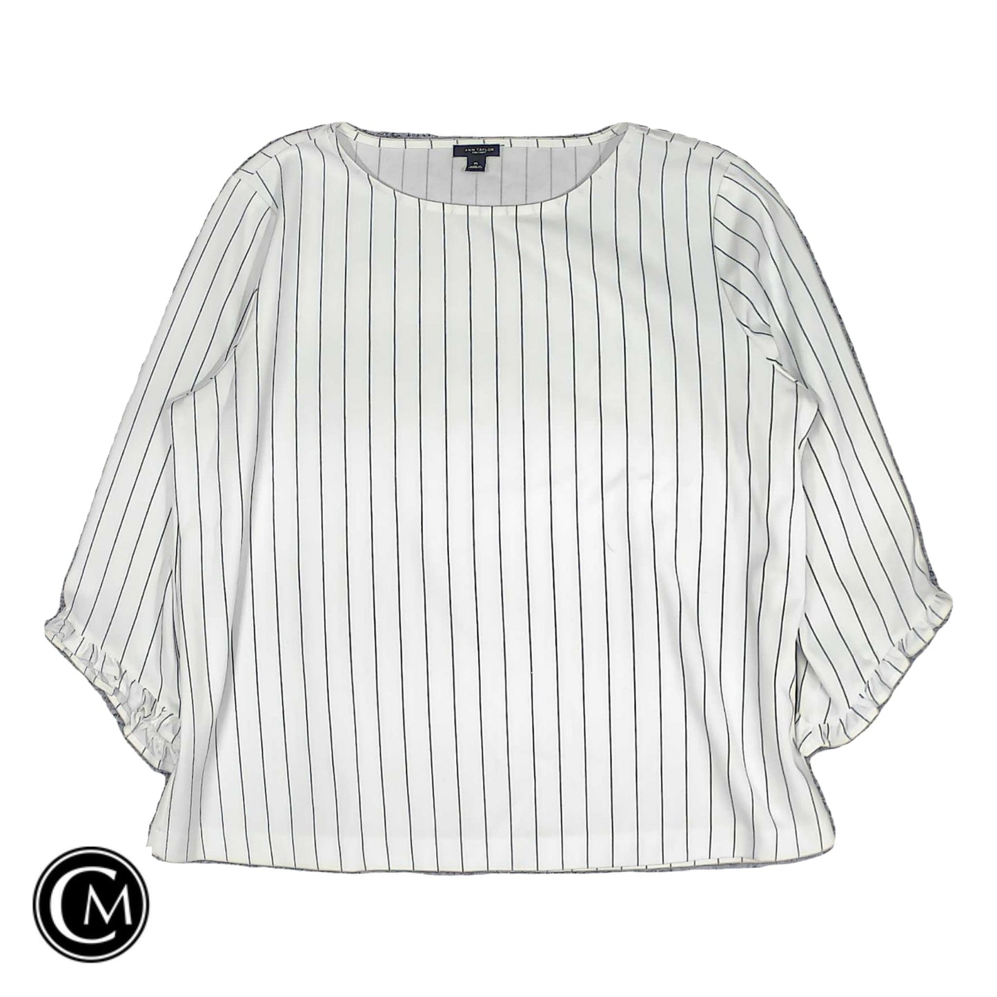 Top Ls By Ann Taylor In White, Size: Xl image 1