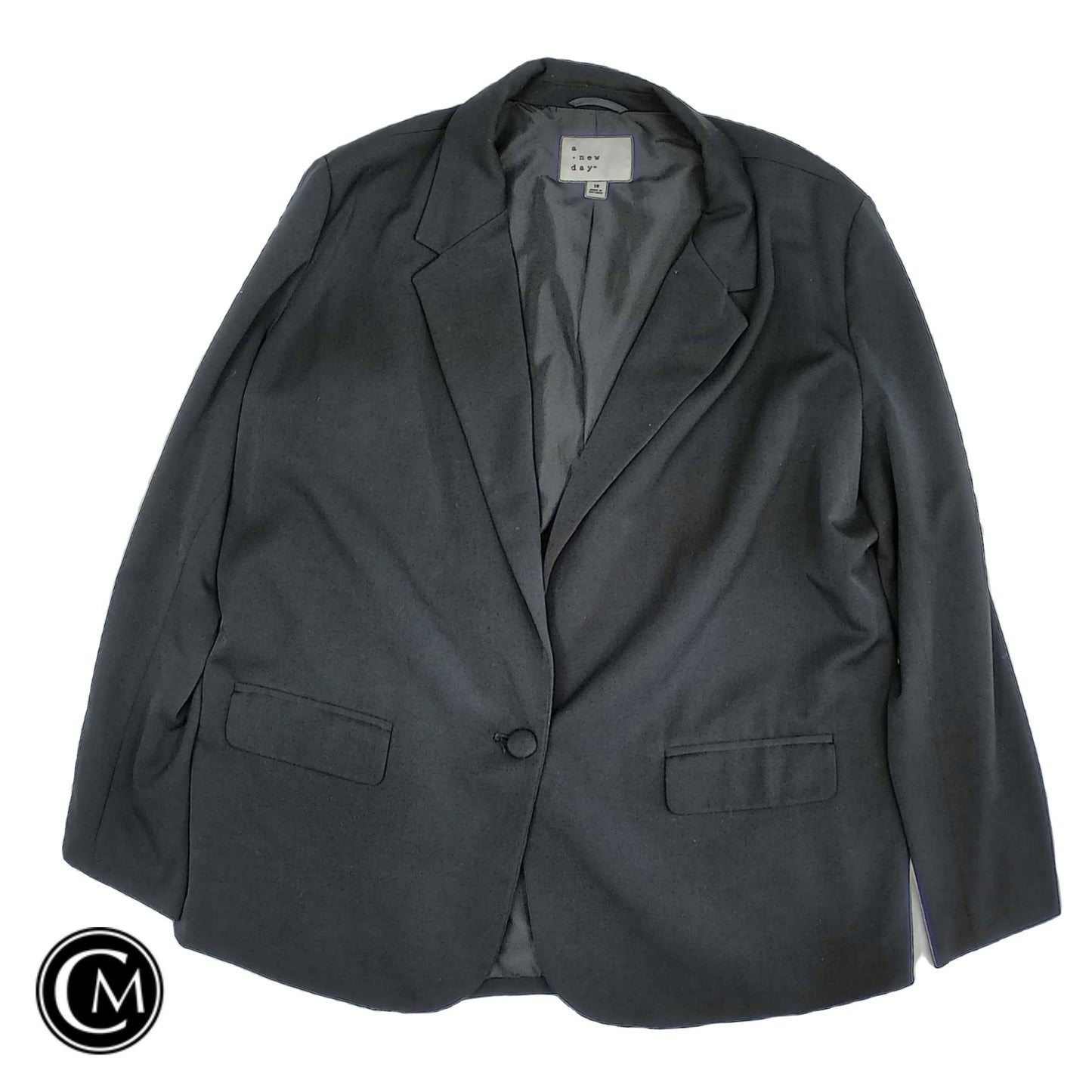 Blazer By A New Day In Black, Size: 18 image 1
