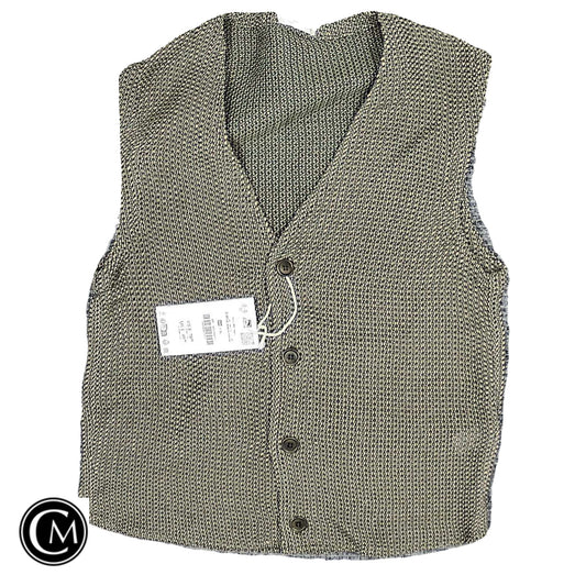 Vest Sweater By Zara In Green, Size: M image 1
