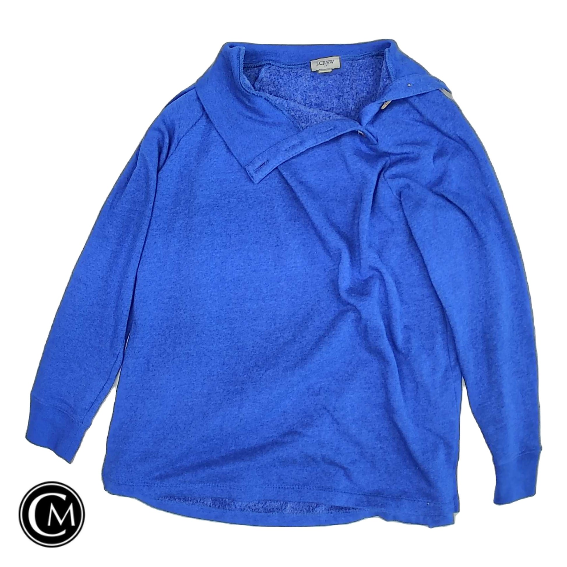Sweatshirt Collar By J. Crew In Blue, Size: L image 1