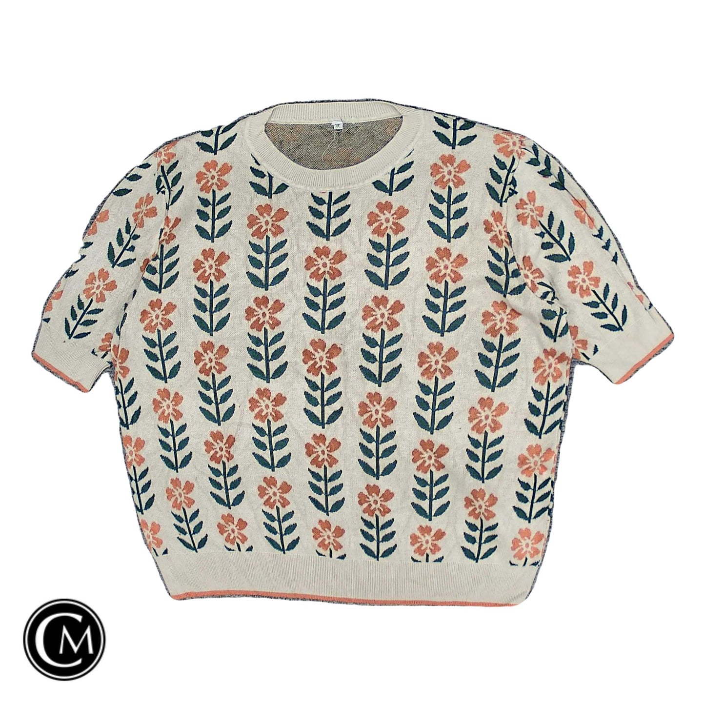Sweater Ss By Cmf In Beige, Size: 2x image 1