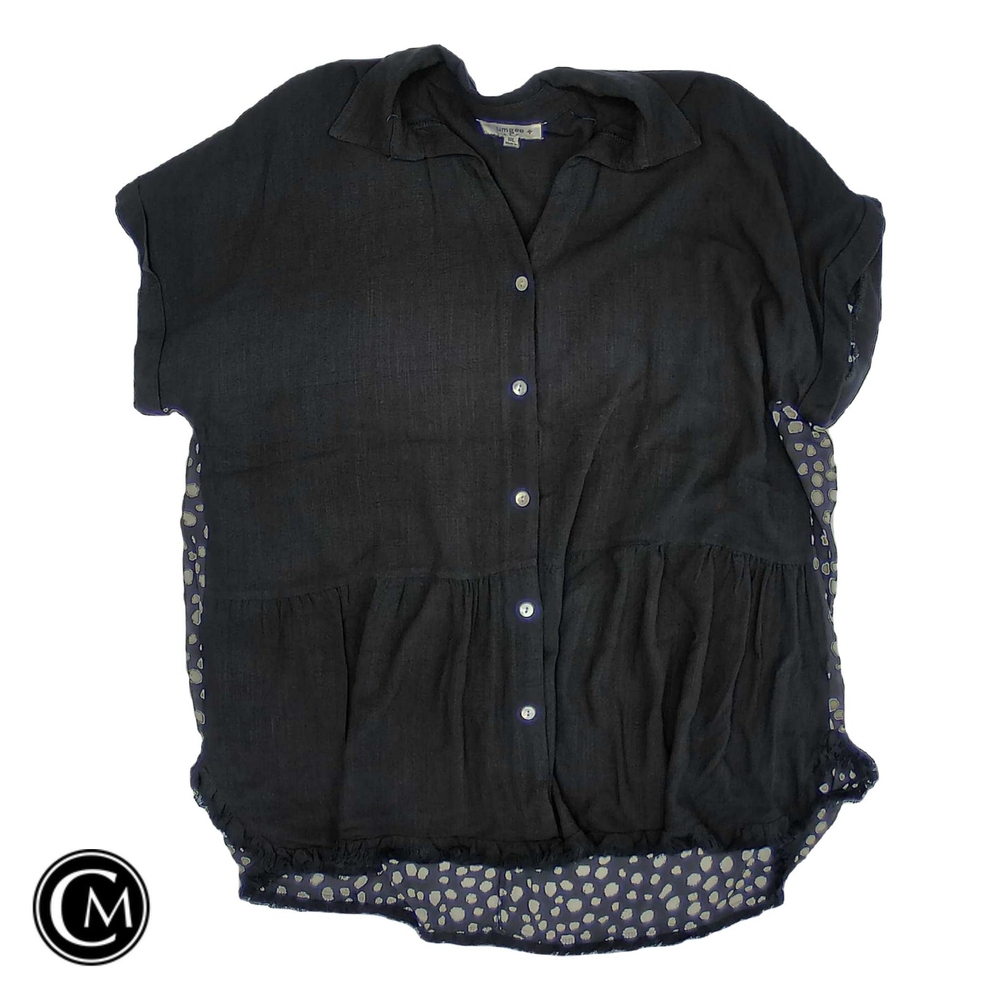 Tunic Ss By Umgee In Black, Size: 1x image 1