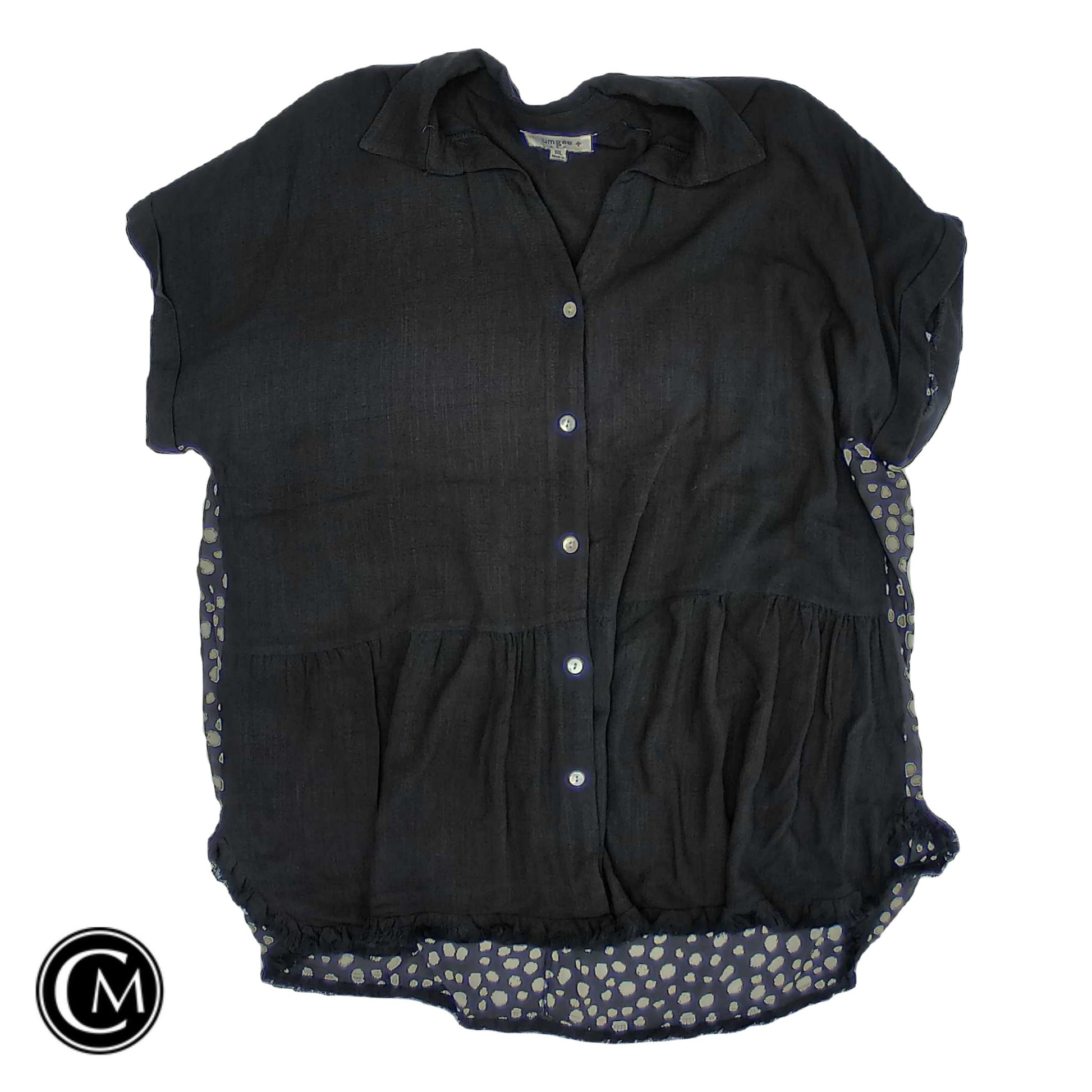 Tunic Ss By Umgee In Black, Size: 1x image 1