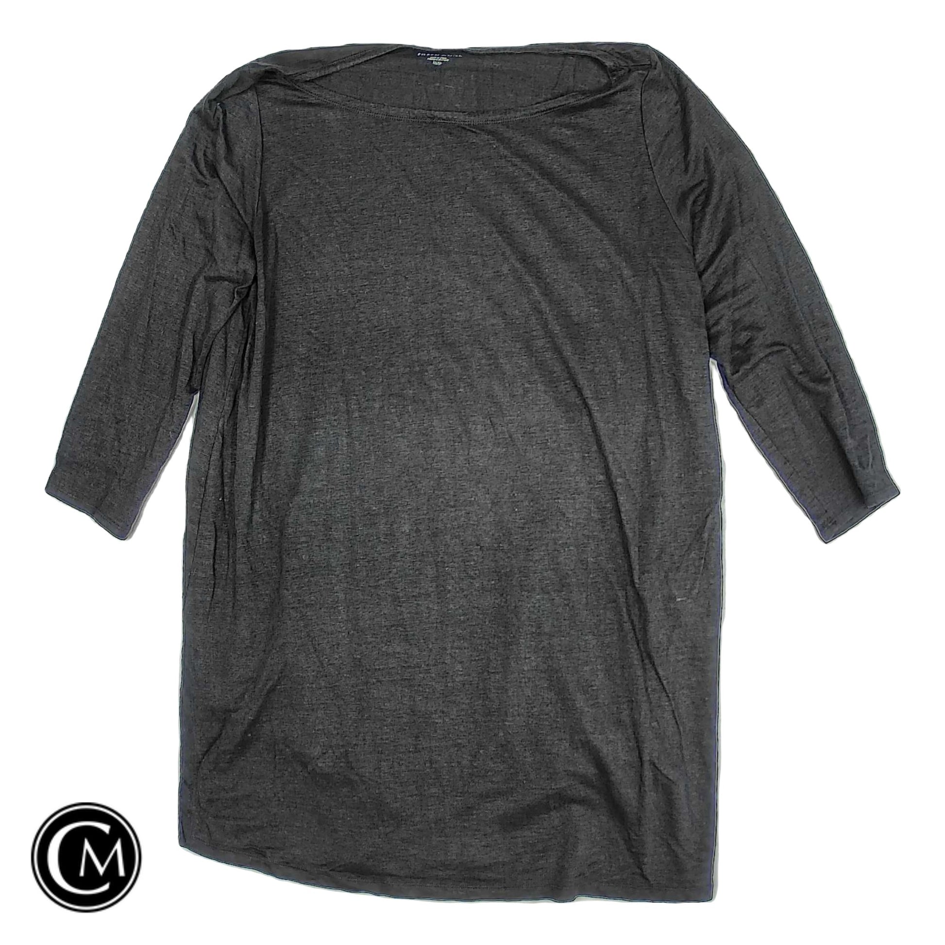 Tunic 3/4 Sleeve By Eileen Fisher In Black, Size: M image 1
