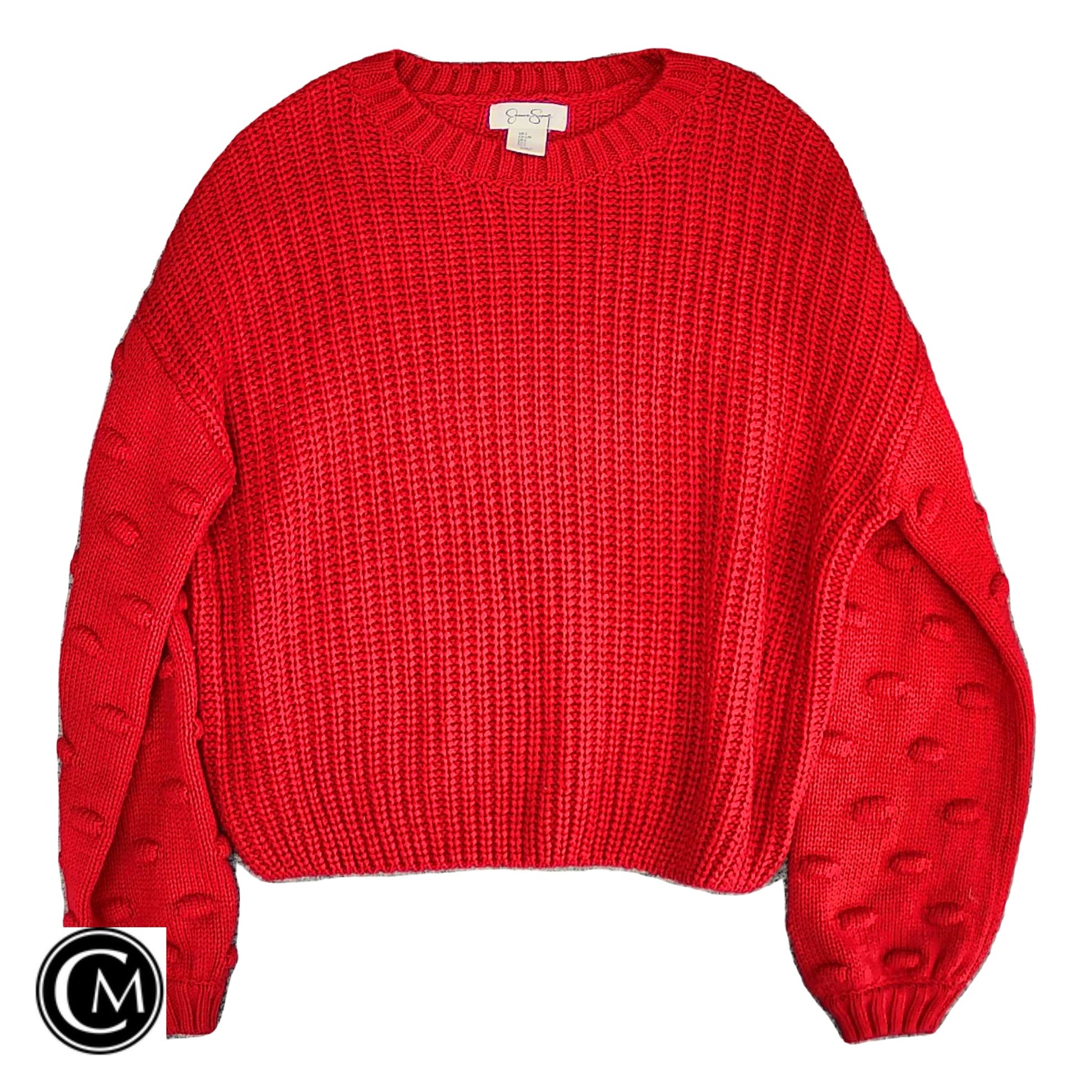 Sweater By Jessica Simpson In Red, Size: L image 1