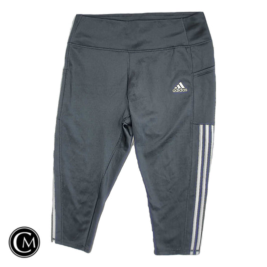 Athletic Leggings Capris By Adidas In Black, Size: Xl image 1